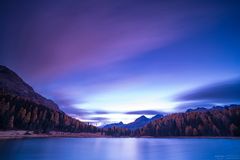 Ziehende Wolken am Stazersee