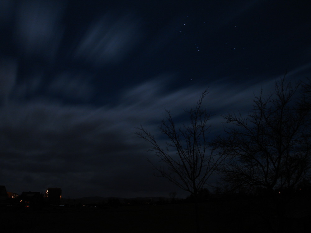 ziehende Wolken