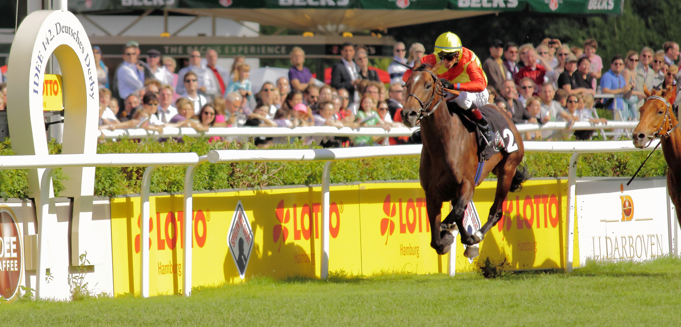 Ziel-Sprint in Hamburg-Horn