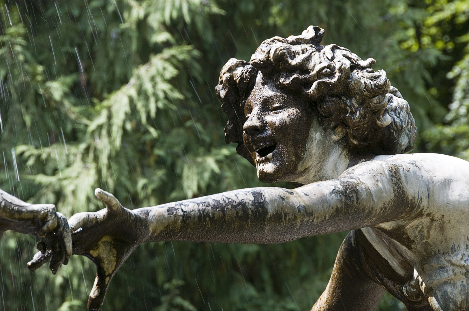 Zierbrunnen bei Burg Schlitz (MeckPomm)