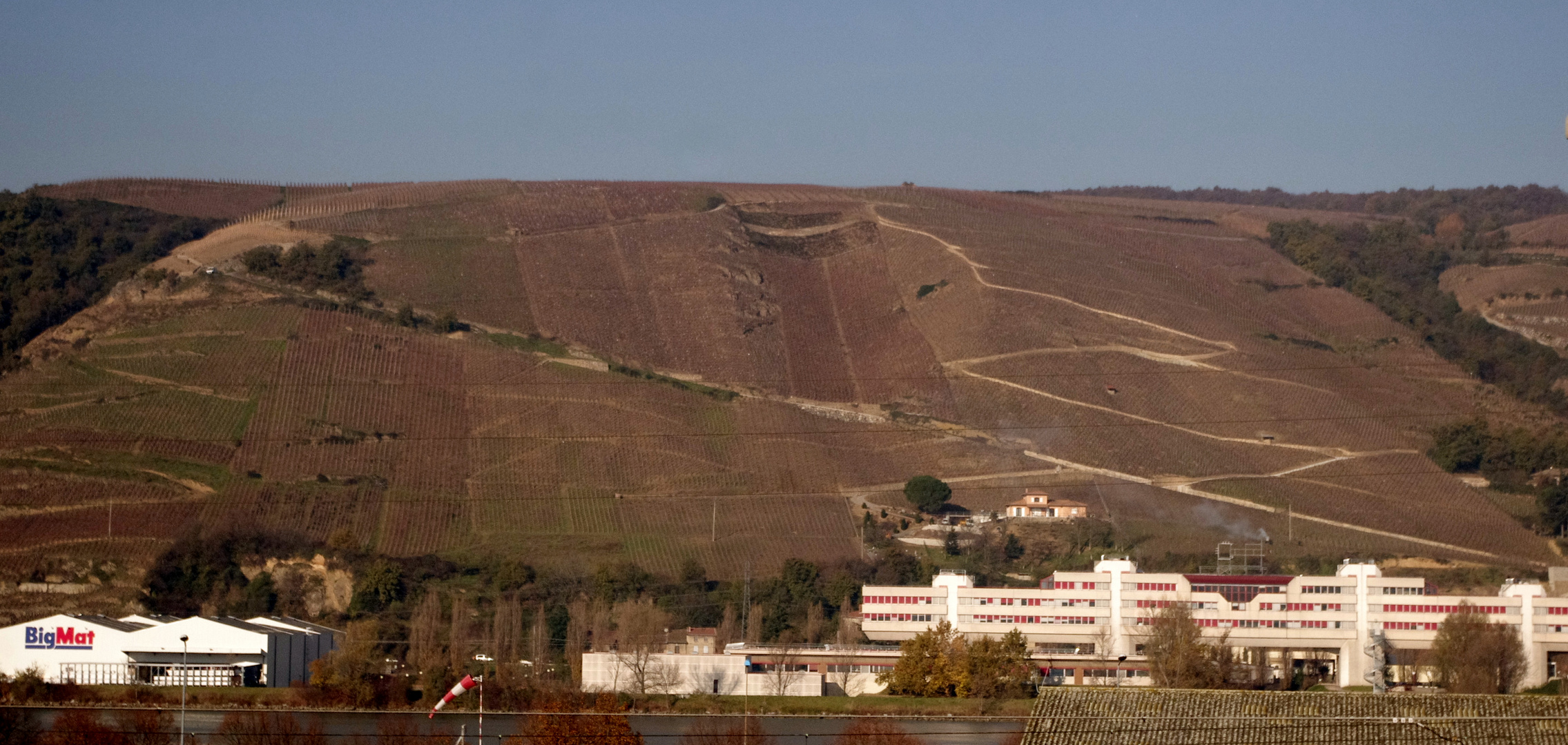 Zig zags à travers les vignes ....