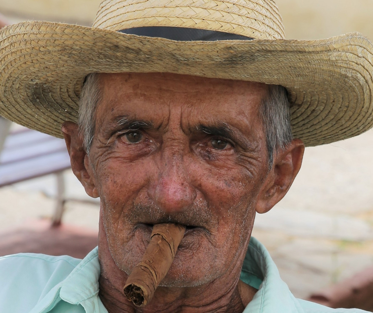 Zigarrenraucher-Kuba