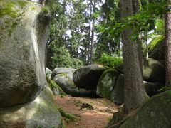 Zigeuner- oder Mühlsteine im Fichtelgebirge