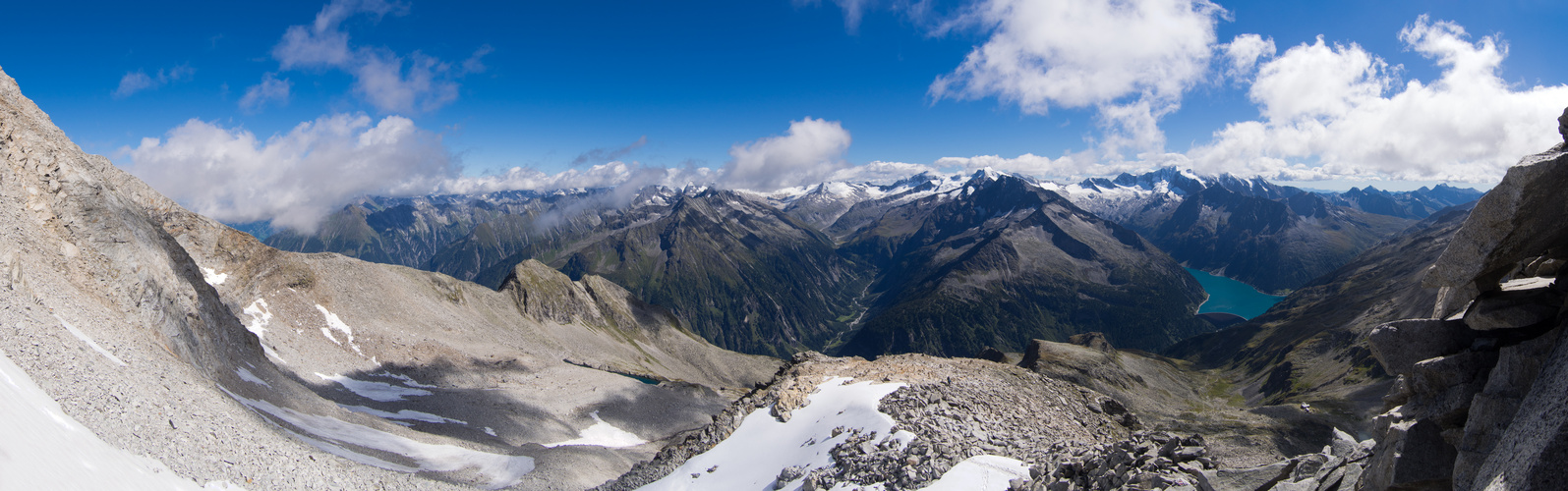 Zillertal und Schlegeisspeicher