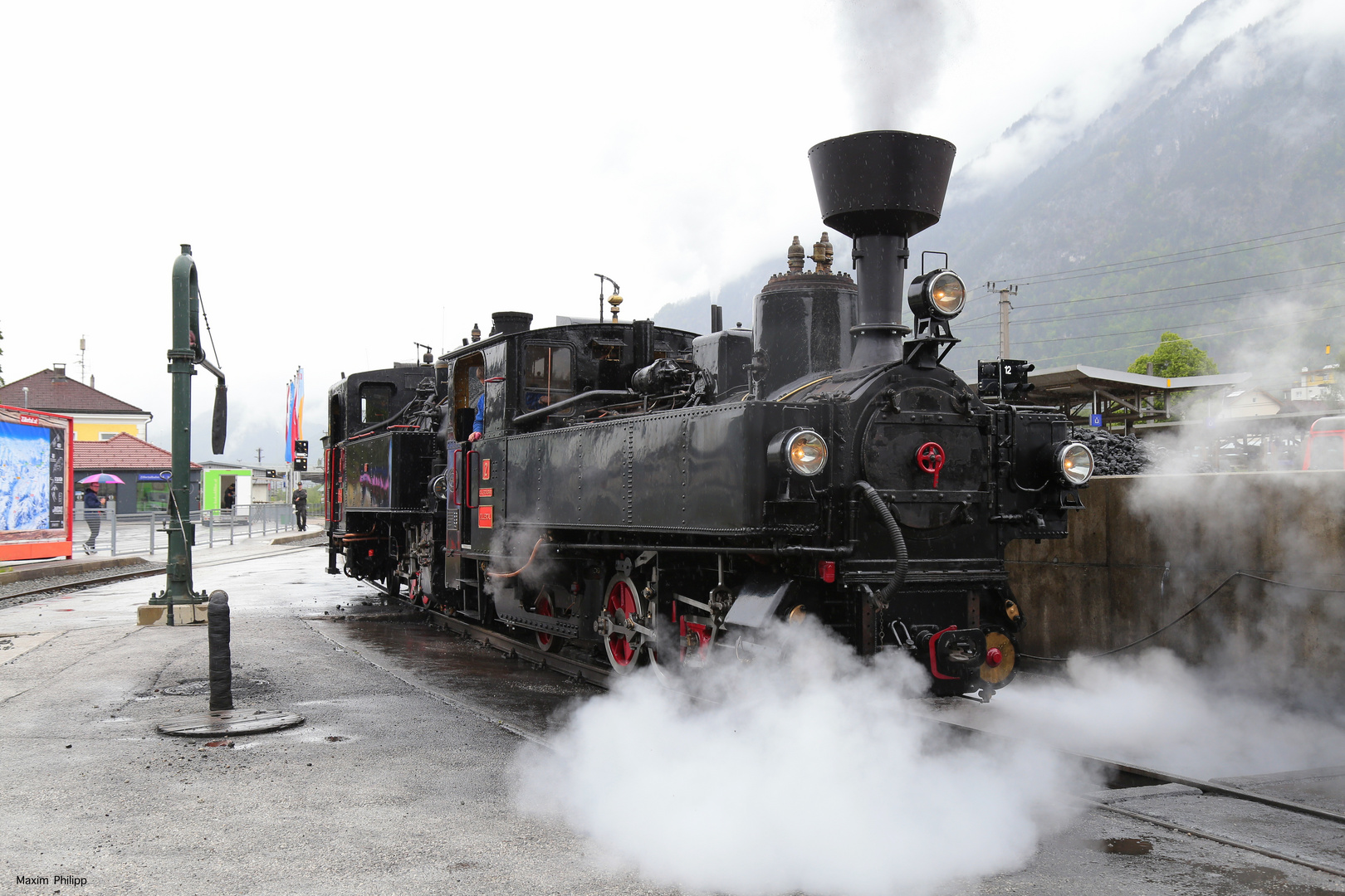 Zillertalbahn-Gespann Lok 2 'Zillertal'  und Lok 5 'Gerlos'