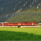 Zillertalbahn und der Regenbogen