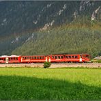 Zillertalbahn und der Regenbogen