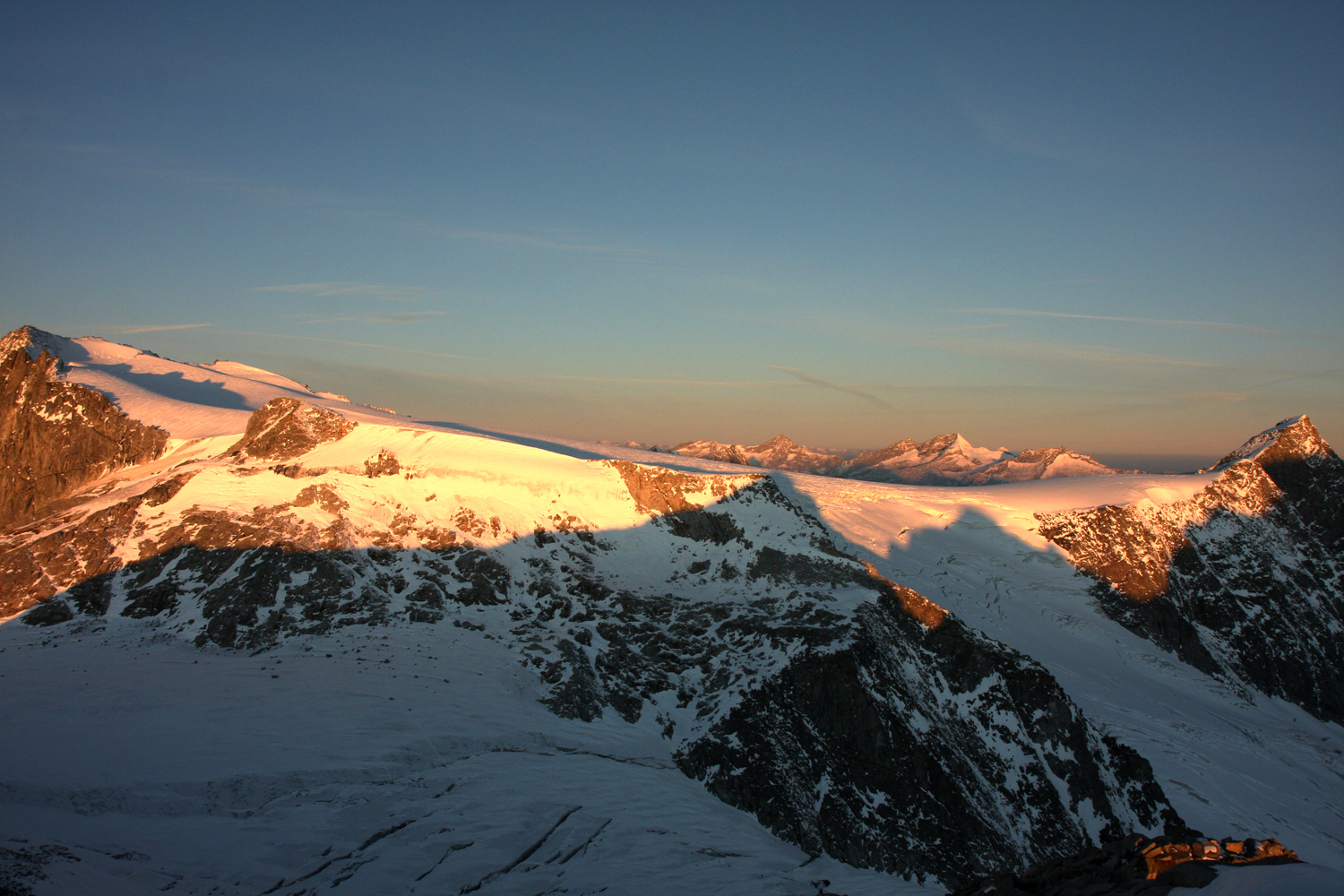 Zillertaler Alpen in der Morgensonne