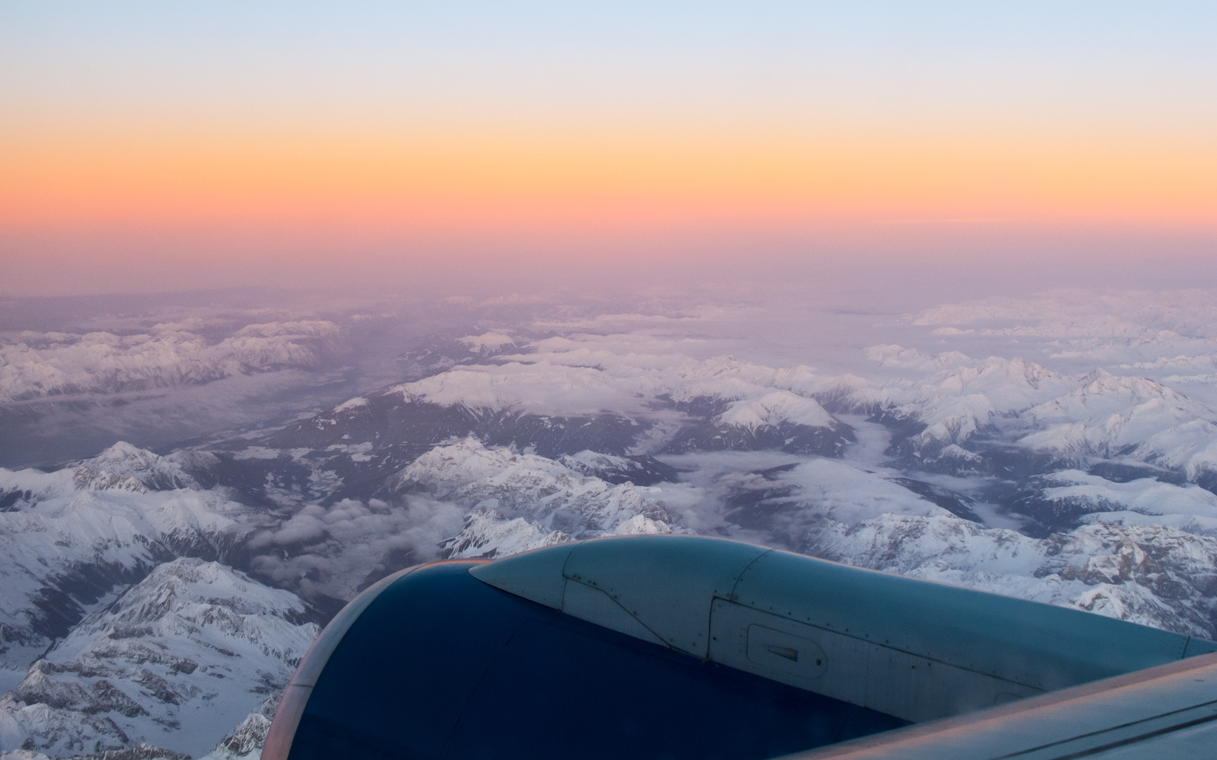 Zillertaler Alpen mit Blick auf das Inntal