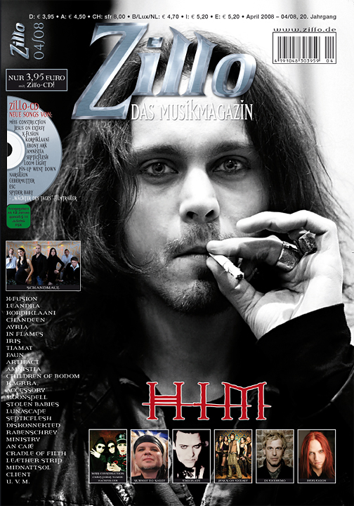 Zillo - Ausgabe 04/08 [ HIM ]