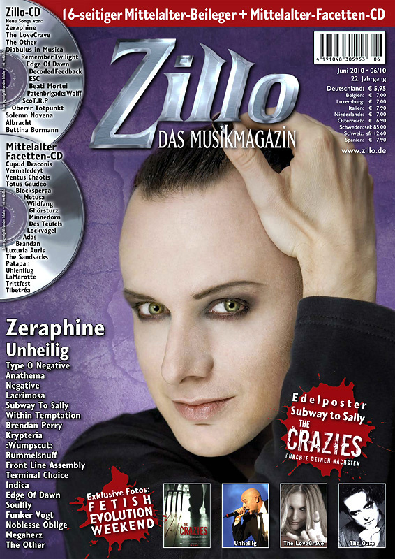 Zillo - Ausgabe 06/10 [ Zeraphine ]