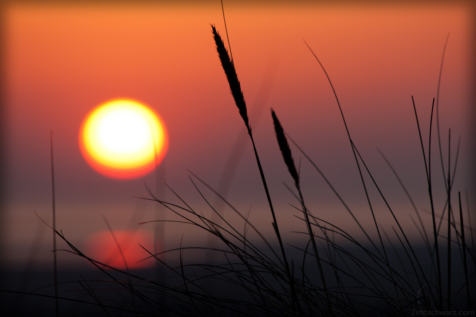 Zimt - Sonnenuntergang auf Borkum -