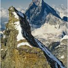 Zinalrothorn mit Matterhorn