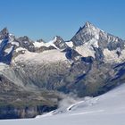 Zinalrothorn und Weisshorn