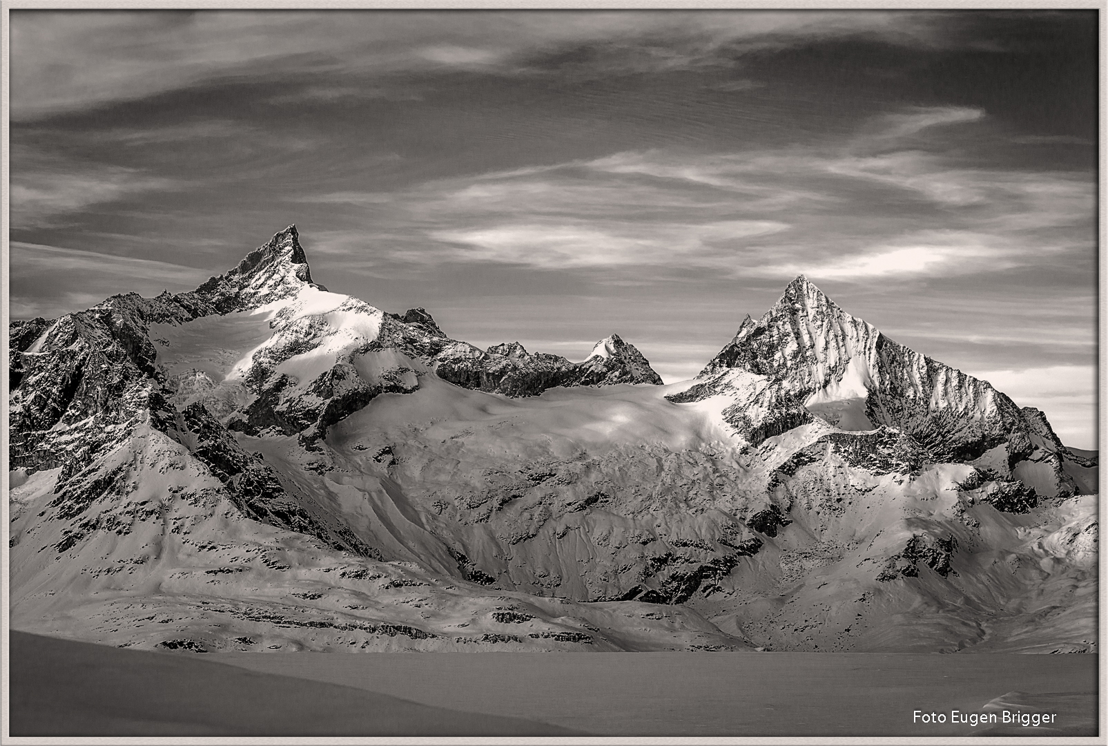 Zinalrothorn und Weisshorn