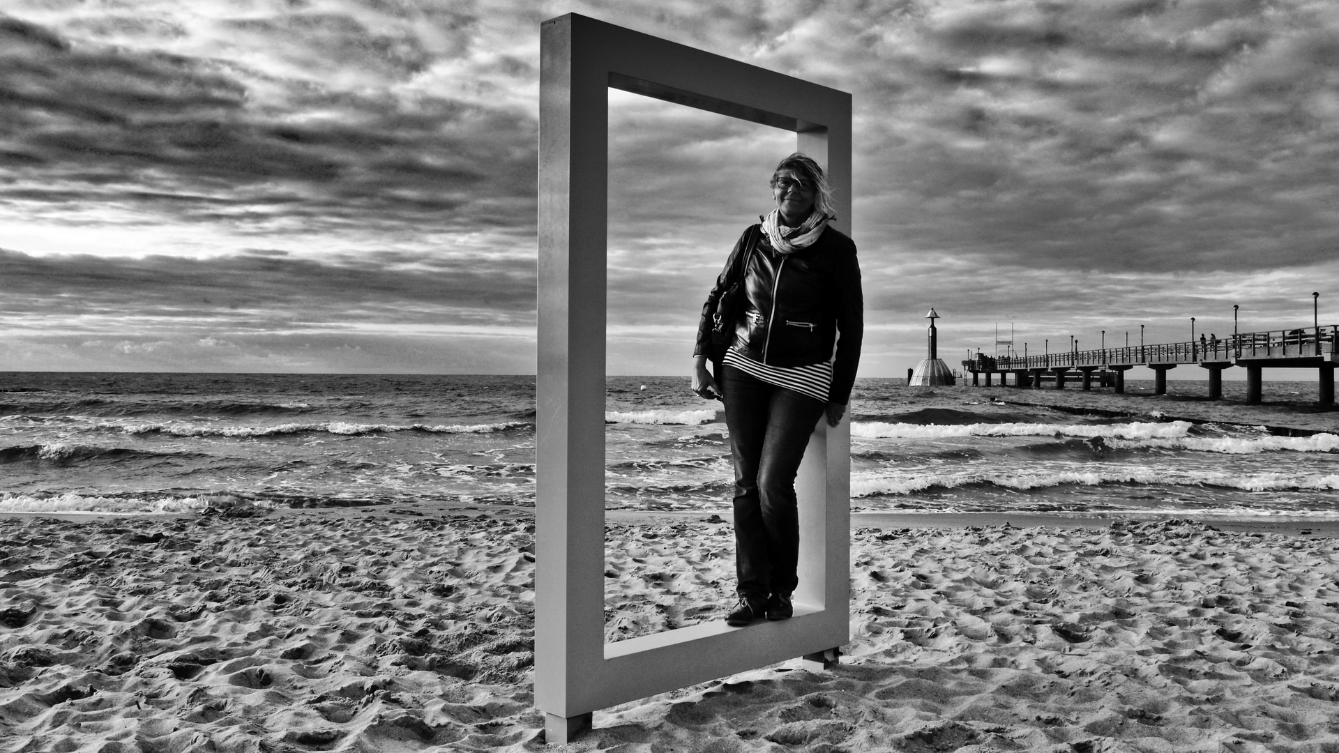 Zingst, am Strand