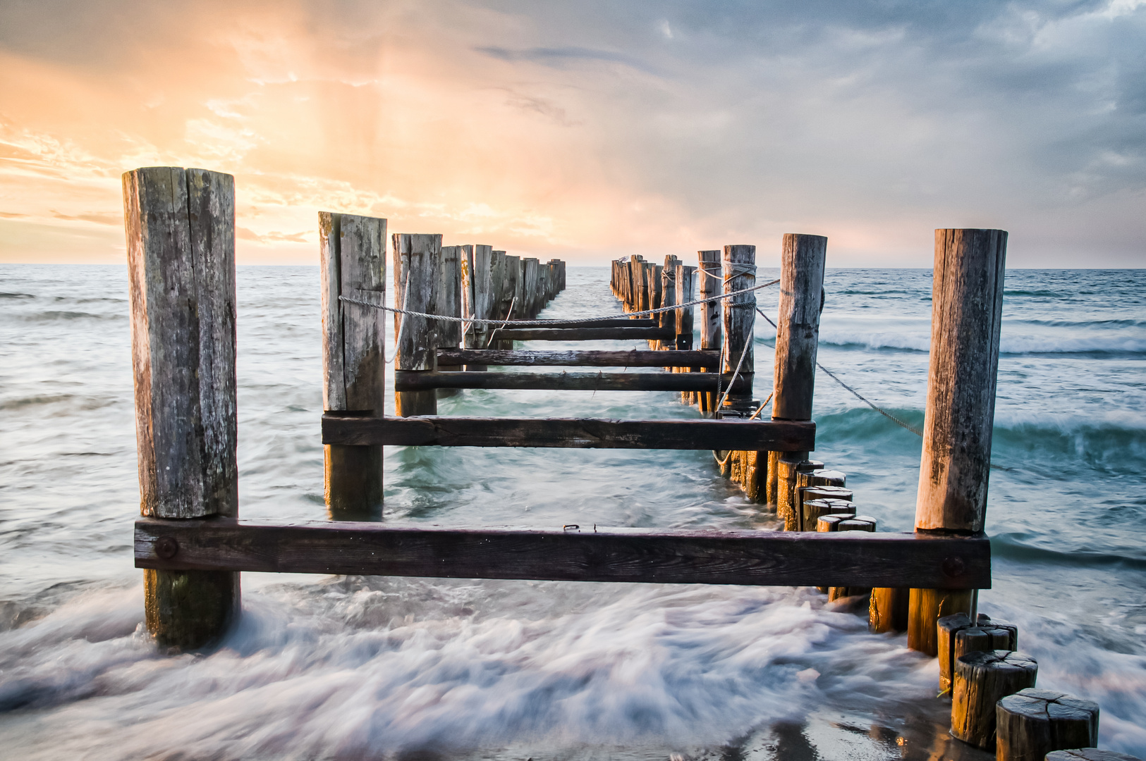 Zingst bei Sonnenuntergang