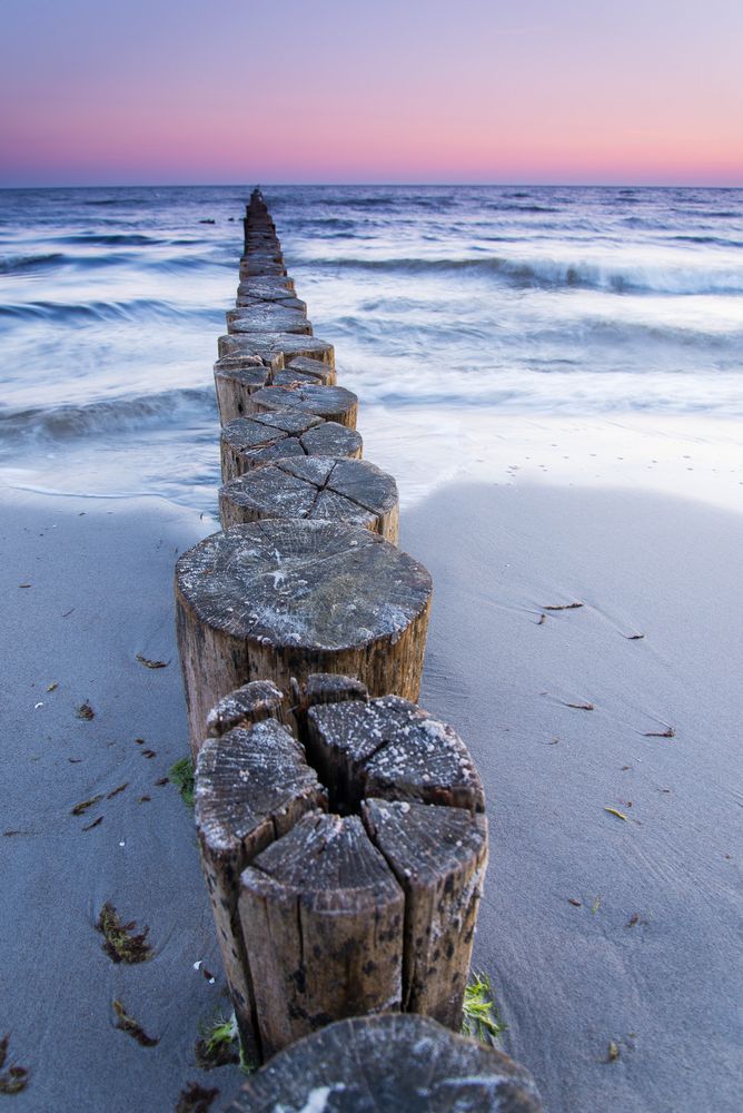 Zingst kurz vor Sonnenaufgang