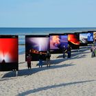 #Zingst open Air Ausstellung am Strand
