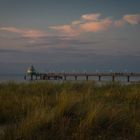 Zingst Seebrücke am Abend