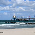 Zingst: Seebrücke mit Tauchglocke