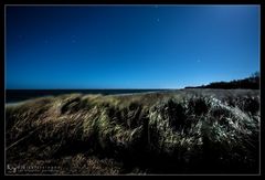 Zingster Strand bei Vollmond /2.