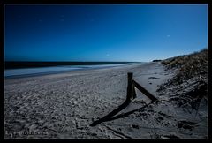 Zingster Strand bei Vollmond /3.