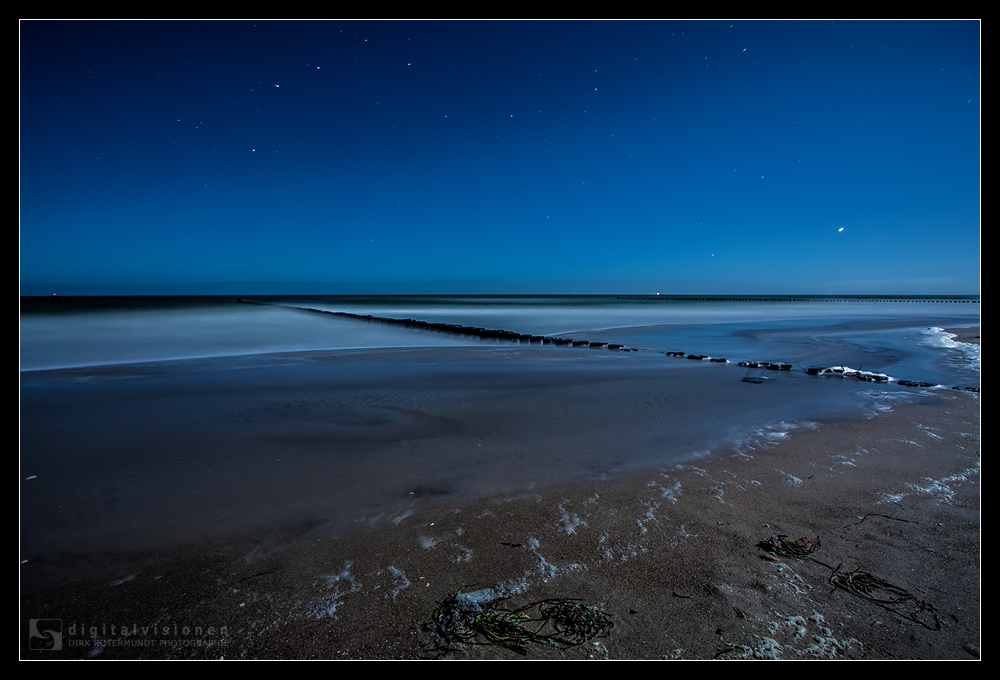 Zingster Strand bei Vollmond /5.