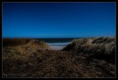 Zingster Strand bei Vollmond