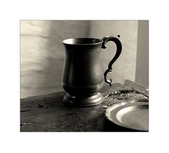 Zinnbecher (pewter mug)