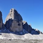 Zinnen von einem Punkt neben der Dreizinnenhütte