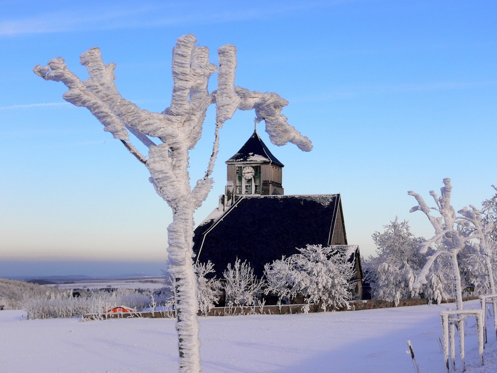 Zinnwald im Schnee