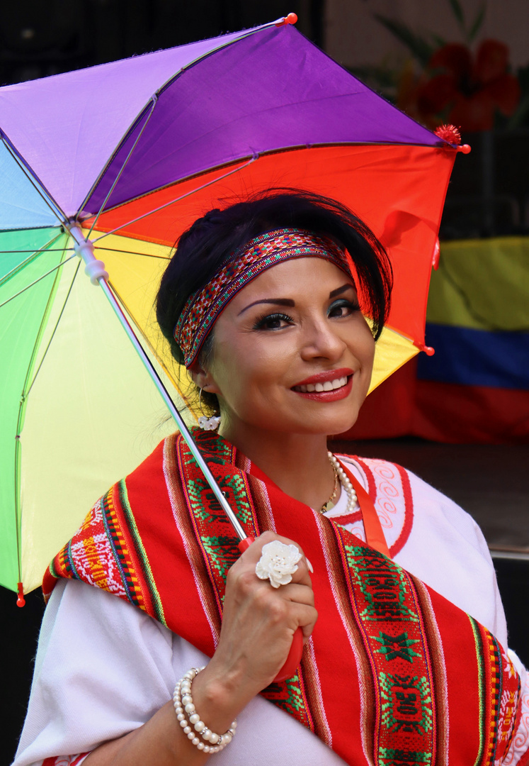 Zinthia Peruvian costume