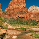 Zion Canyon in der Nachmittagssonne