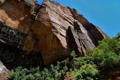 Zion - Felswand bei den Emerald Pools (Zion Ntl. Park USA)