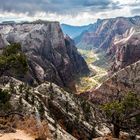 Zion National Park vom Observation Point aus gesehen