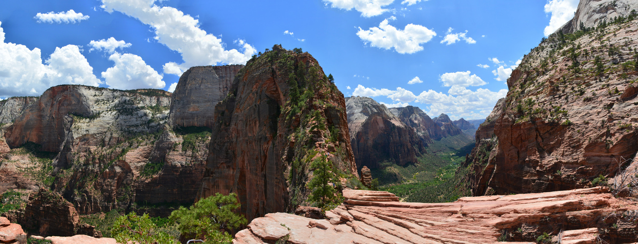 Zion Nationalpark mit Blick auf ...