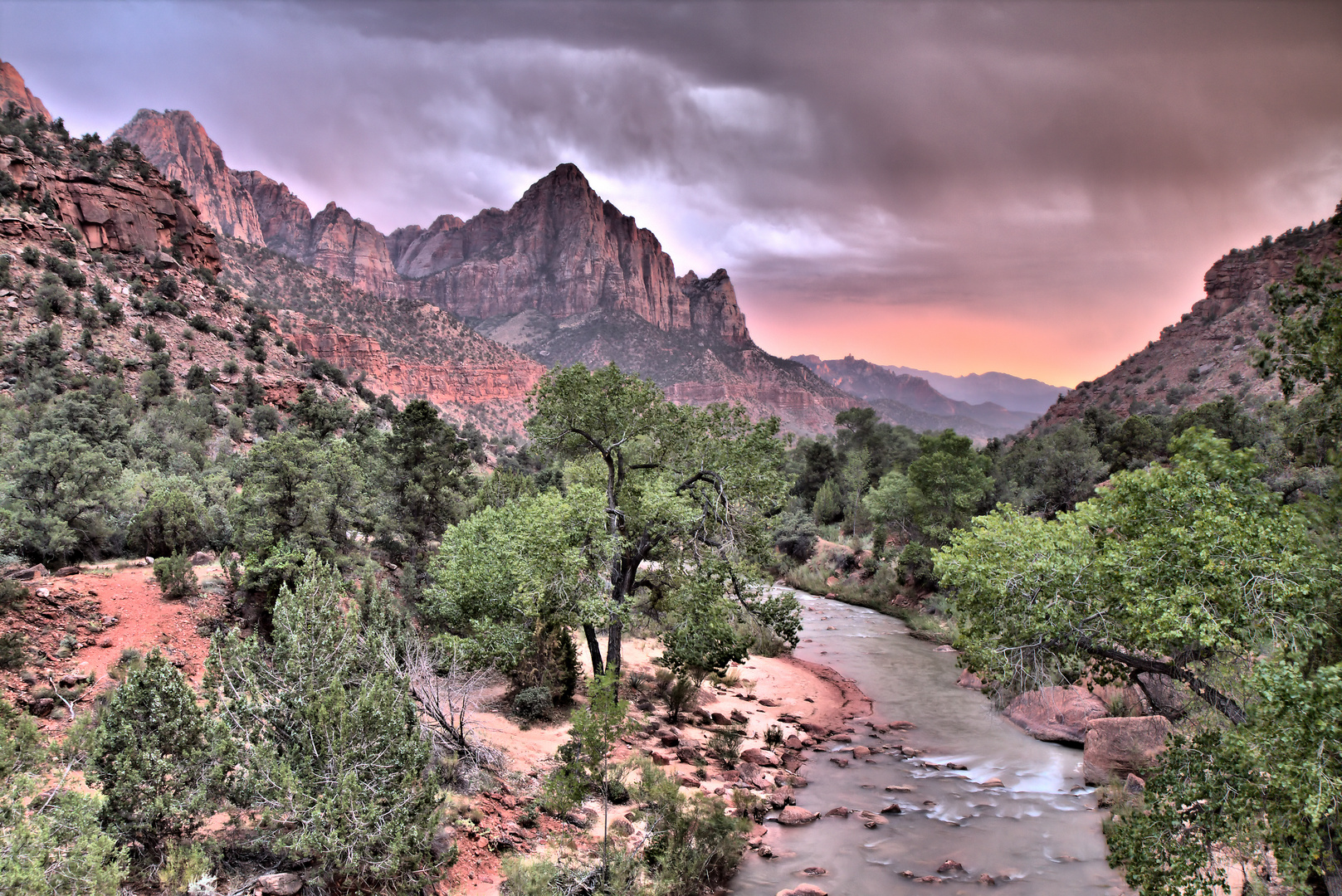 Zion sunset