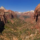 Zion - Talblick (Zion Natl. Park USA 2008)