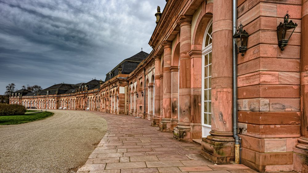 Zirkelbau im Schlossgarten Schwetzingen