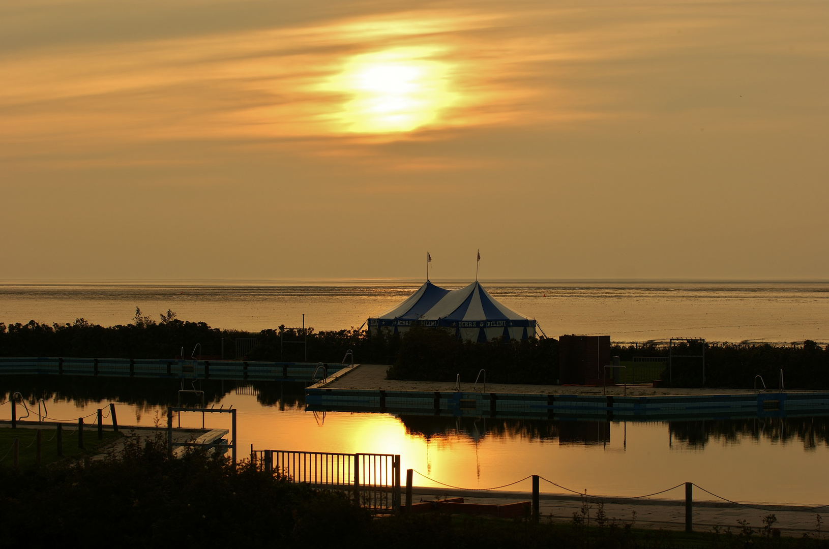 Zirkus am Strand von Norddeich