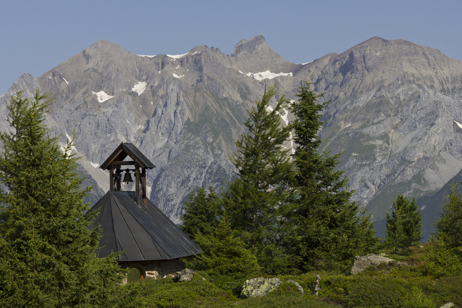 Zirmegg Kapelle - August 2013 mit Parseier und der Augsburger Hütte!