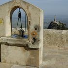 Zisterne im Santuari de Sant Salvador (Mallorca)