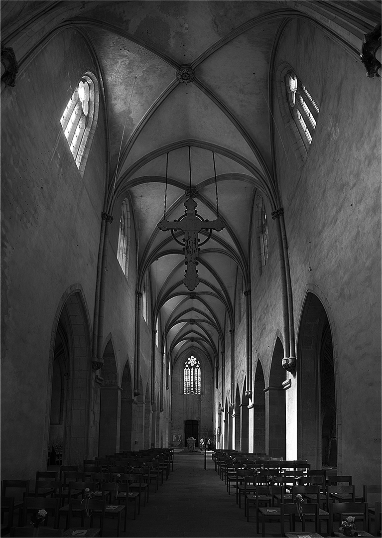 ... Zisterzienserkirche im Kloster Pforta ...