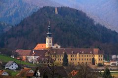 Zisterzienserstift Rein vom Ortsteil Tallak aus