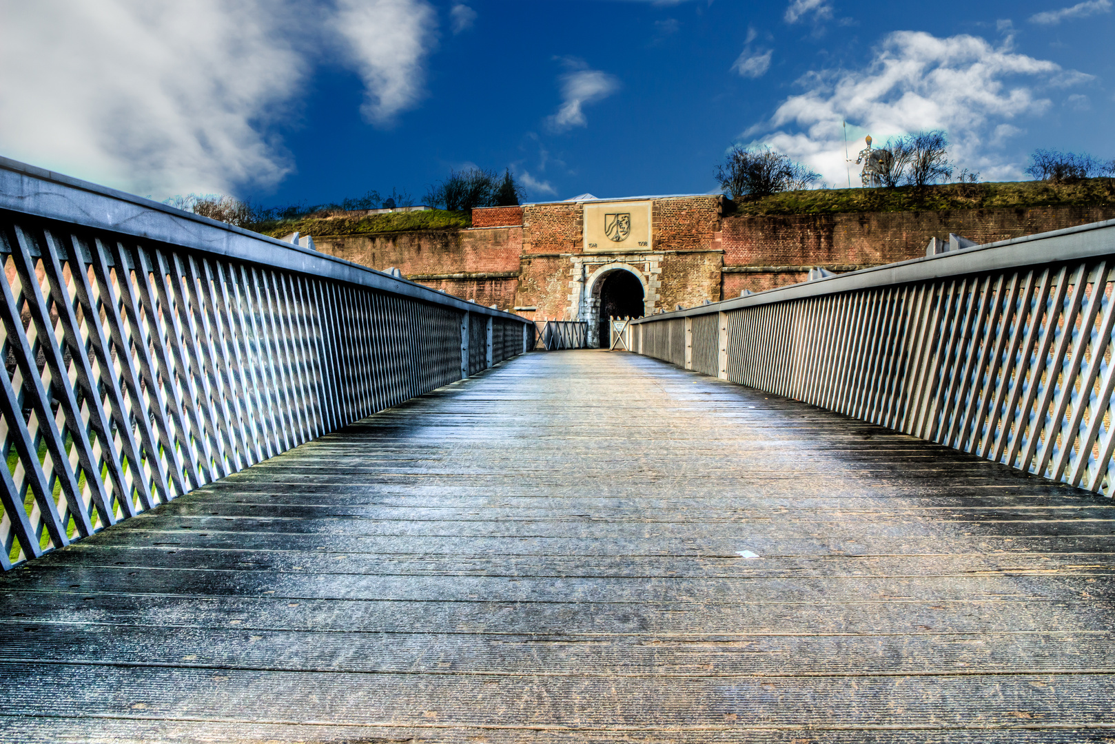 Zitadelle Jülich Südbrücke HDR