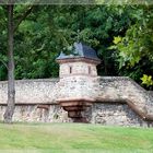 Zitadelle Mainz - eine Mauer !