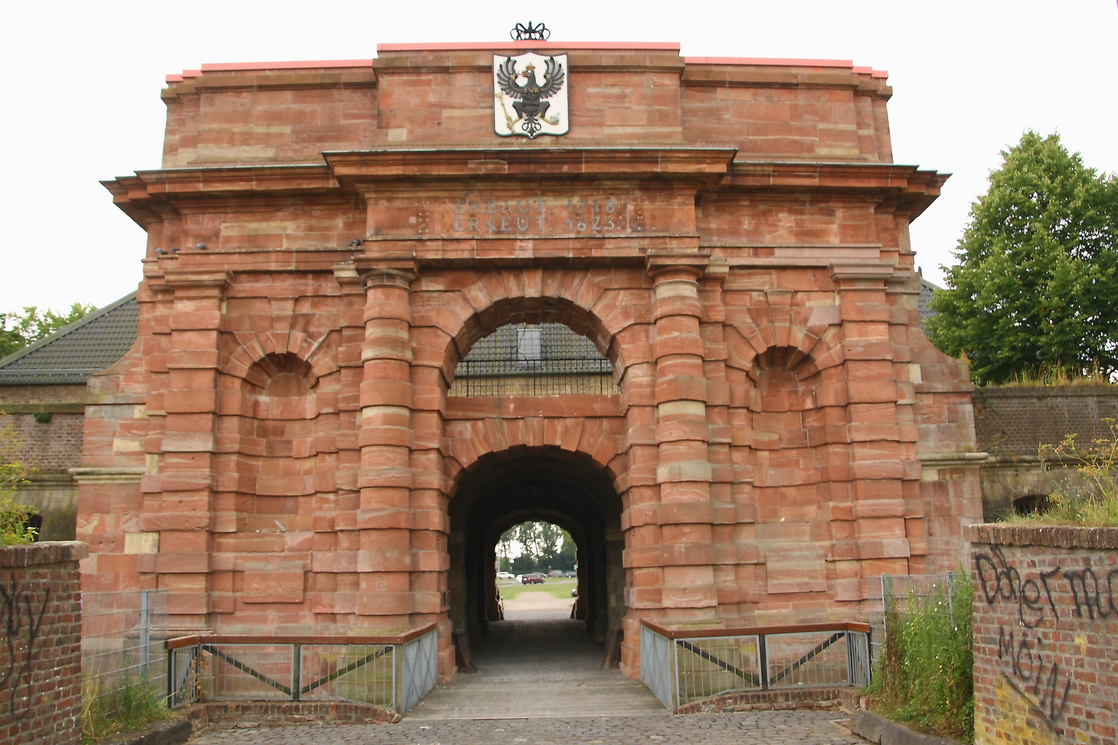 Zitadelle von hinten in Wesel