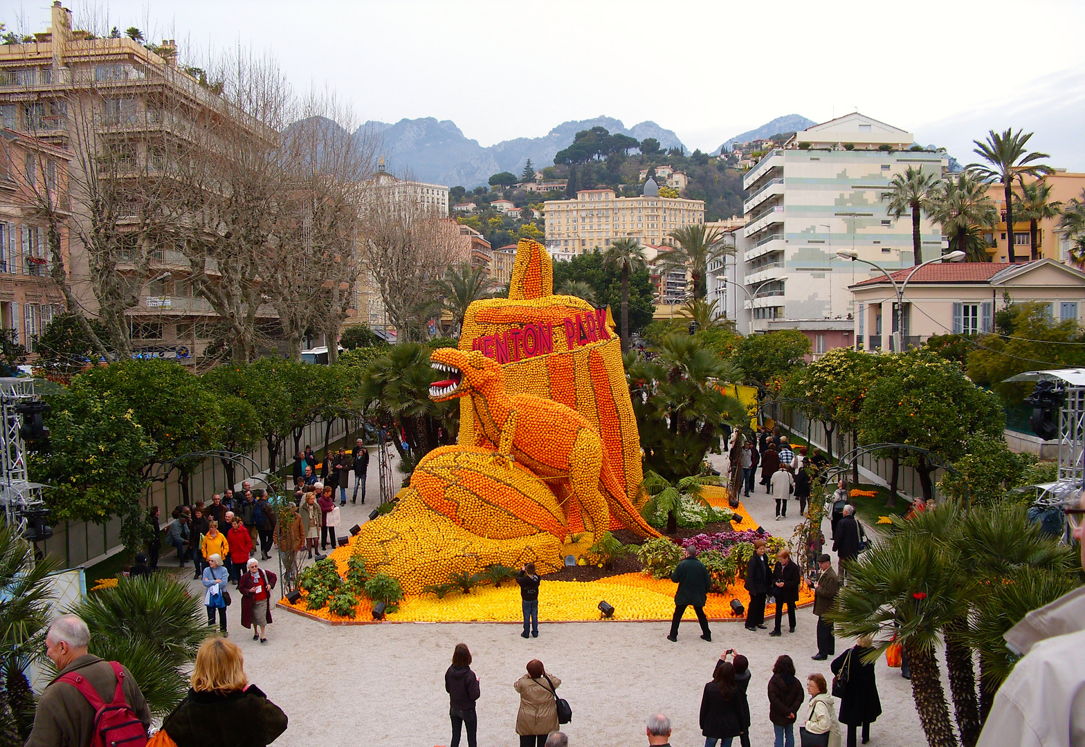 Zitronenfest in Menton/Südfrankreich 