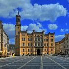 Zittau - Rathaus mit Marktplatz